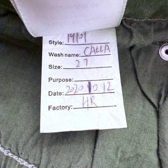 Nicole Miller Artelier Green Flare Jeans Size 27 - Picture 10 of 11